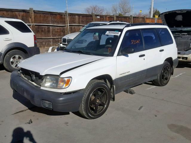 JF1SF63512H738398 - 2002 SUBARU FORESTER L WHITE photo 2