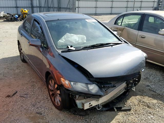 1HGFA169X9L029800 - 2009 HONDA CIVIC EXL GRAY photo 1