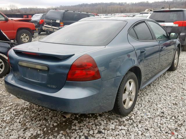 2G2WP552861196753 - 2006 PONTIAC GRAND PRIX BLUE photo 4