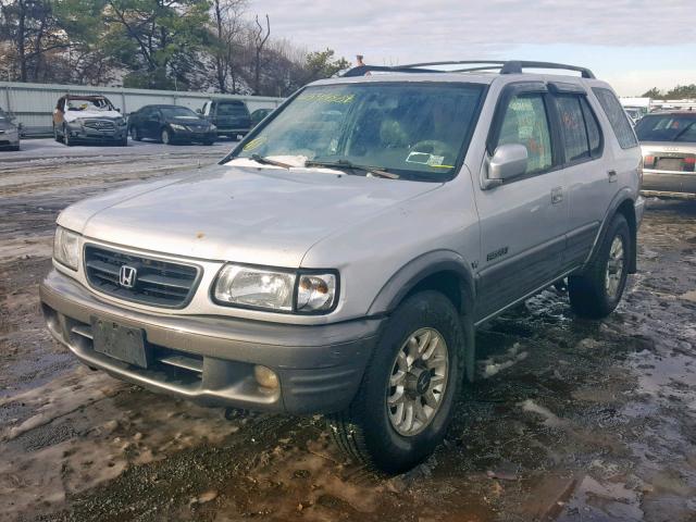 4S6DM58W214404782 - 2001 HONDA PASSPORT E SILVER photo 2