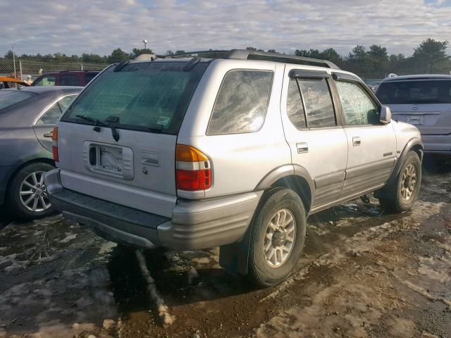 4S6DM58W214404782 - 2001 HONDA PASSPORT E SILVER photo 4