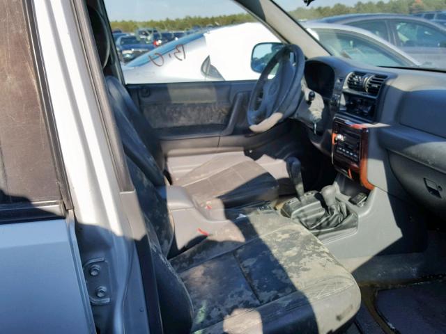 4S6DM58W214404782 - 2001 HONDA PASSPORT E SILVER photo 5