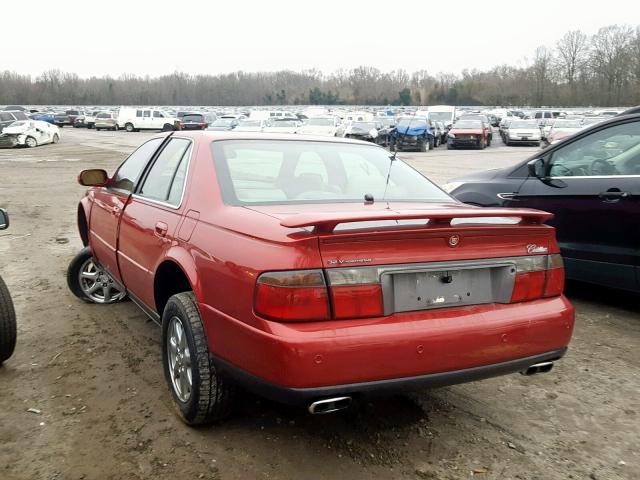 1G6KS54YX2U250747 - 2002 CADILLAC SEVILLE SL BURGUNDY photo 3