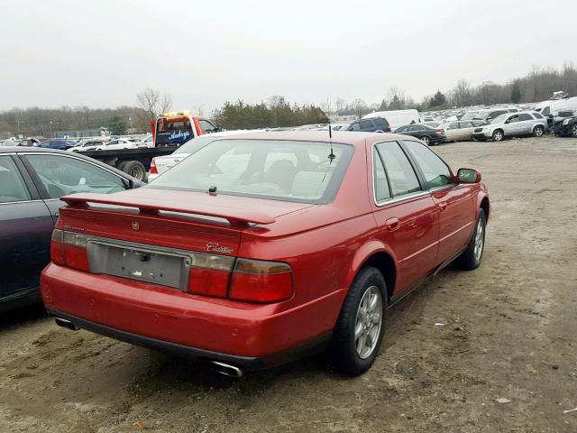 1G6KS54YX2U250747 - 2002 CADILLAC SEVILLE SL BURGUNDY photo 4