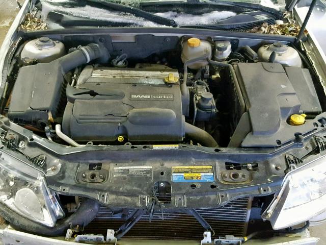 YS3FD46Y071132630 - 2007 SAAB 9-3 2.0T SILVER photo 7