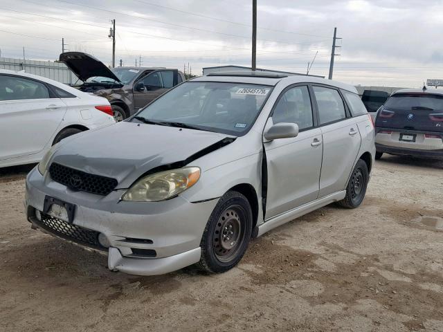 2T1KR32E53C031635 - 2003 TOYOTA MATRIX XR SILVER photo 2