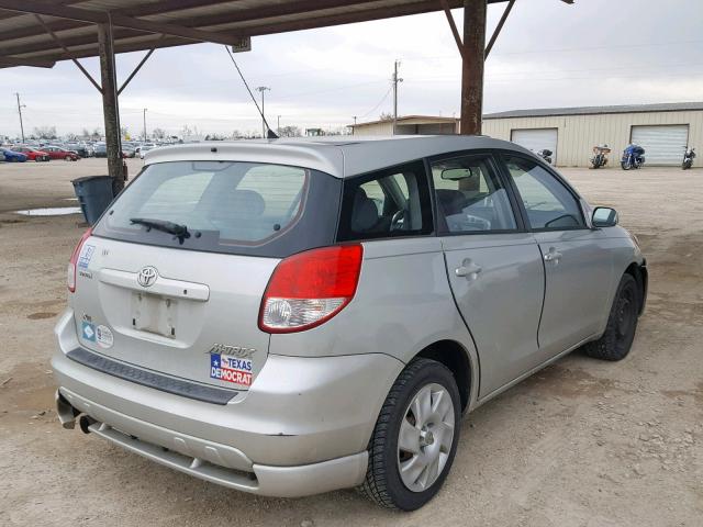 2T1KR32E53C031635 - 2003 TOYOTA MATRIX XR SILVER photo 4