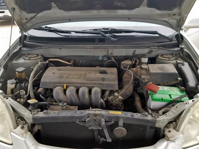 2T1KR32E53C031635 - 2003 TOYOTA MATRIX XR SILVER photo 7