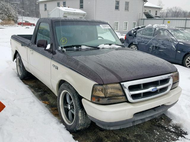 1FTYR10C4YTB26977 - 2000 FORD RANGER TWO TONE photo 1