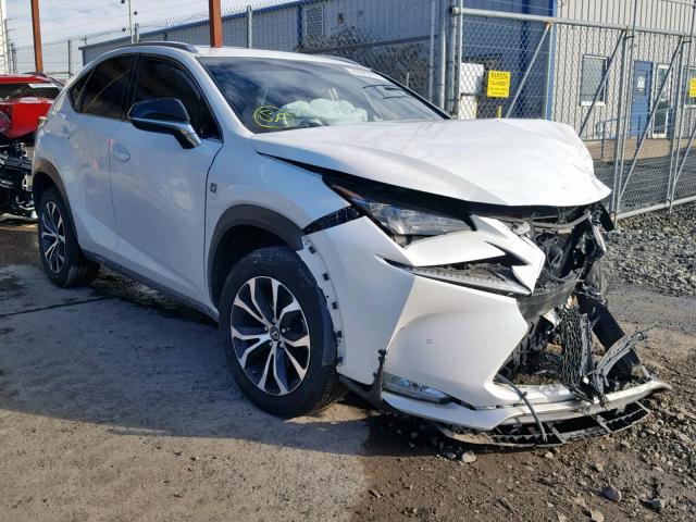 JTJBARBZ0F2028221 - 2015 LEXUS NX 200T WHITE photo 1