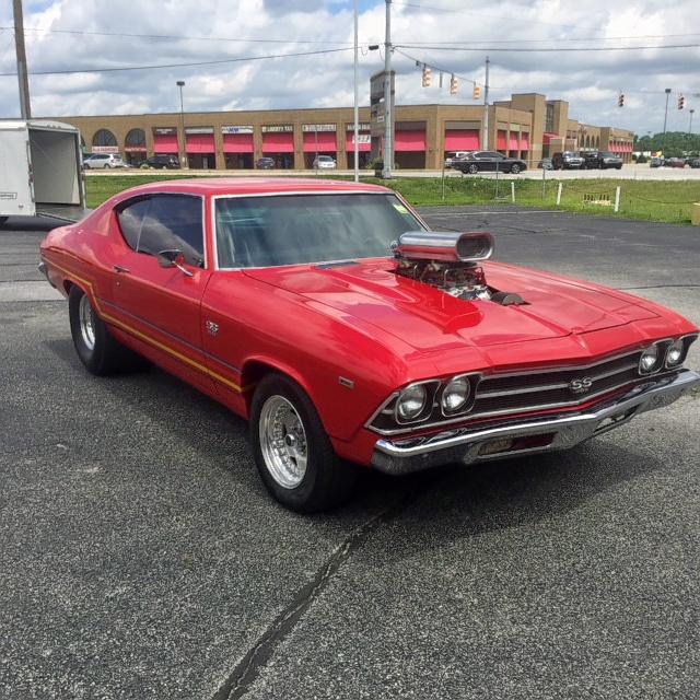 136379K364672 - 1969 CHEVROLET CHEVELLE RED photo 1