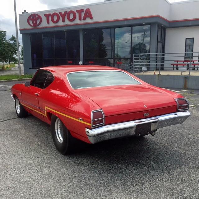 136379K364672 - 1969 CHEVROLET CHEVELLE RED photo 3