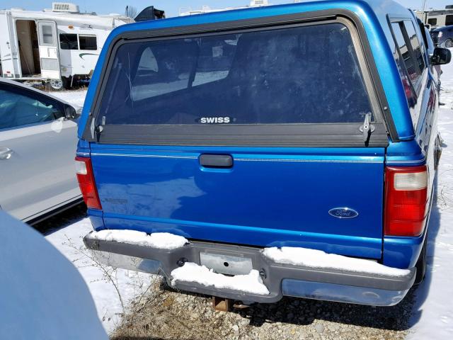 1FTYR10U82TA24033 - 2002 FORD RANGER BLUE photo 6