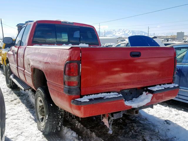 3B7KF236XXG202143 - 1999 DODGE RAM 2500 RED photo 3