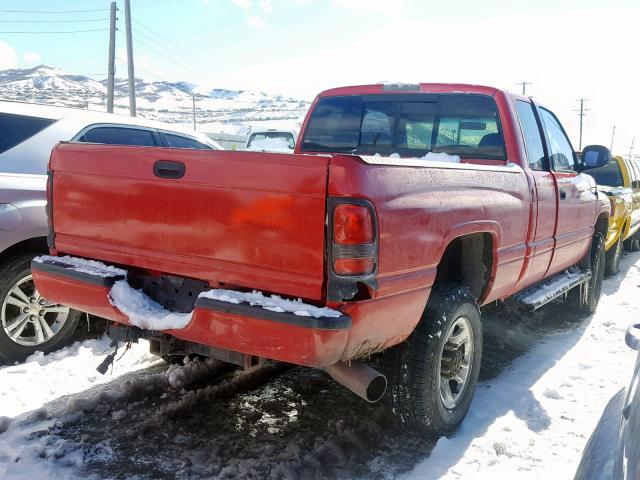 3B7KF236XXG202143 - 1999 DODGE RAM 2500 RED photo 4