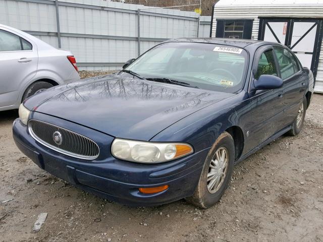 1G4HP52K83U202765 - 2003 BUICK LESABRE CU BLUE photo 2