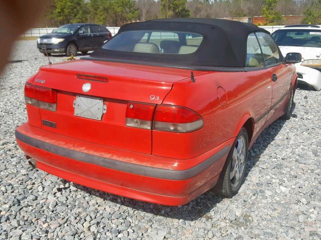 YS3DF78K317004348 - 2001 SAAB 9-3 SE RED photo 4