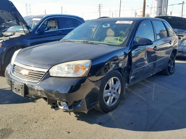 1G1ZT68NX7F150411 - 2007 CHEVROLET MALIBU MAX BLACK photo 2
