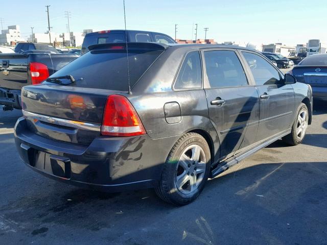 1G1ZT68NX7F150411 - 2007 CHEVROLET MALIBU MAX BLACK photo 4
