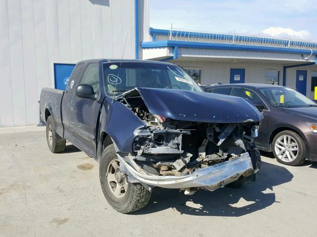 2FTRX17W44CA18177 - 2004 FORD F-150 HERI BLUE photo 1