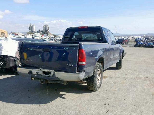 2FTRX17W44CA18177 - 2004 FORD F-150 HERI BLUE photo 4