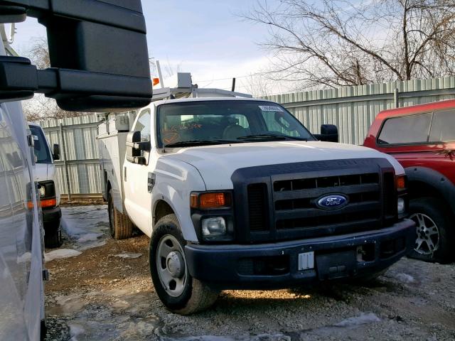 1FDSF30528EC15538 - 2008 FORD F350 SRW S WHITE photo 1