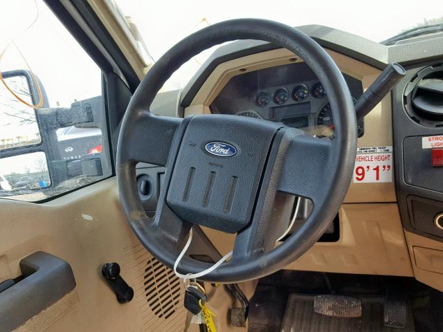 1FDSF30528EC15538 - 2008 FORD F350 SRW S WHITE photo 10