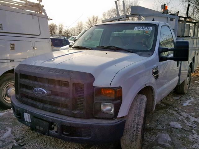 1FDSF30528EC15538 - 2008 FORD F350 SRW S WHITE photo 2