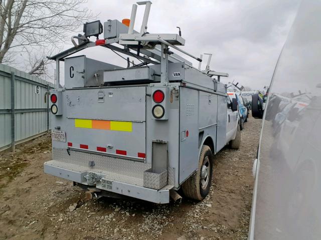 1FDSF30528EC15538 - 2008 FORD F350 SRW S WHITE photo 4