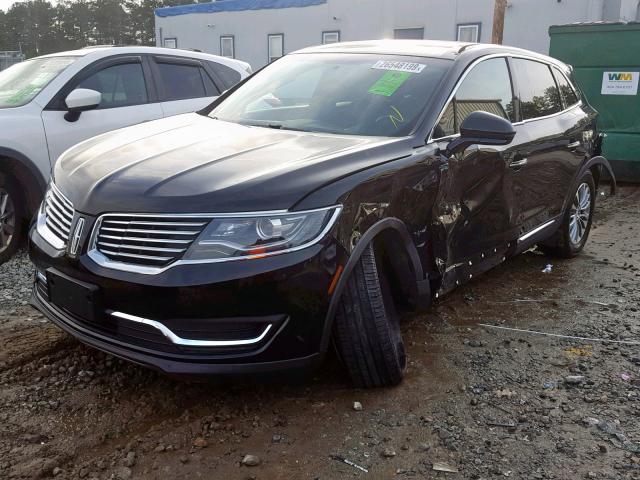 2LMPJ6KR0HBL33982 - 2017 LINCOLN MKX SELECT BLACK photo 2