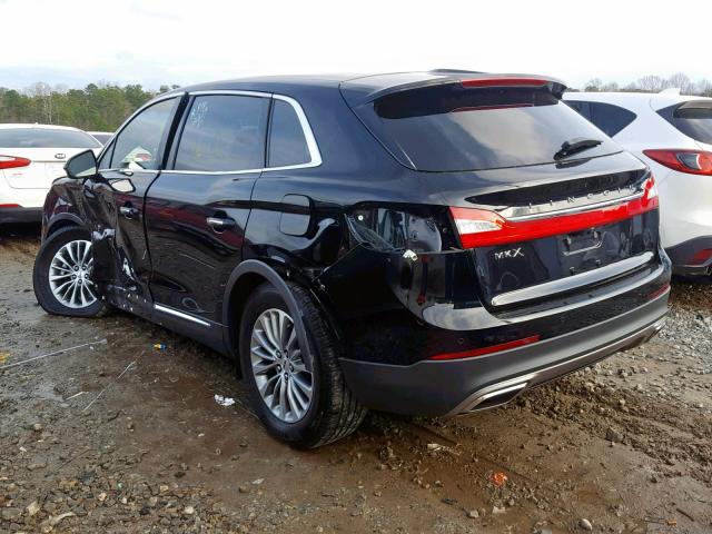 2LMPJ6KR0HBL33982 - 2017 LINCOLN MKX SELECT BLACK photo 3