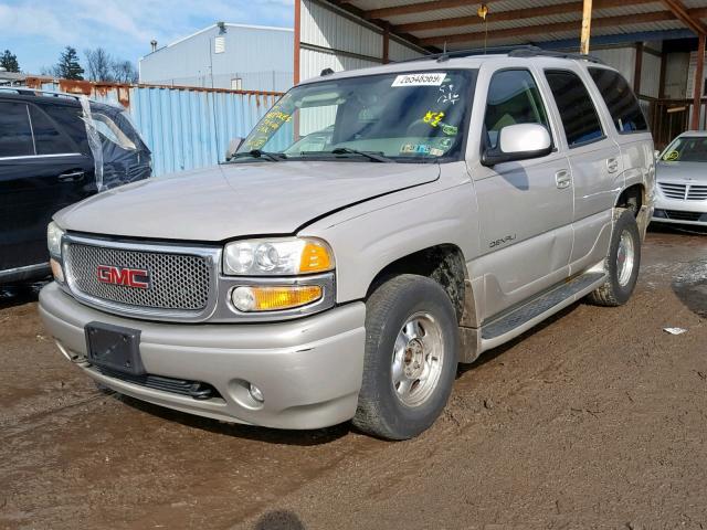 1GKEK63U94J131398 - 2004 GMC YUKON DENA SILVER photo 2