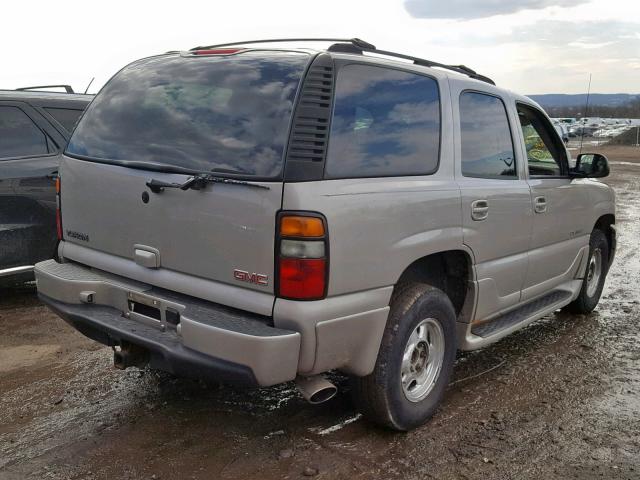 1GKEK63U94J131398 - 2004 GMC YUKON DENA SILVER photo 4