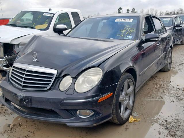 WDBUF56X59B418250 - 2009 MERCEDES-BENZ E 350 BLACK photo 2