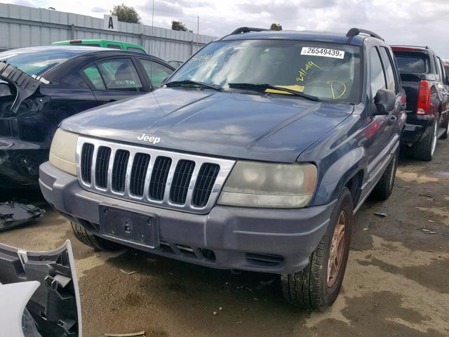 1J4GX48S83C558103 - 2003 JEEP GRAND CHER BLUE photo 2