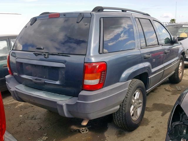 1J4GX48S83C558103 - 2003 JEEP GRAND CHER BLUE photo 4