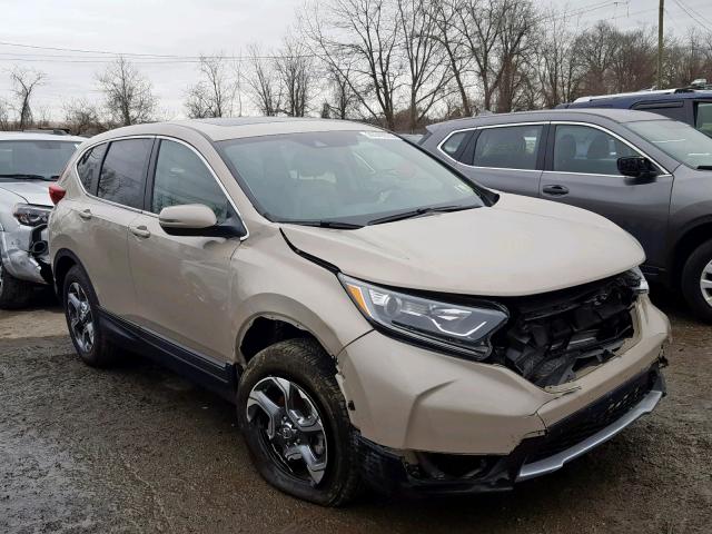 5J6RW2H88JL003492 - 2018 HONDA CR-V EXL BEIGE photo 1