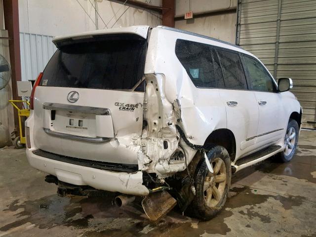 JTJBM7FX0C5038133 - 2012 LEXUS GX WHITE photo 4