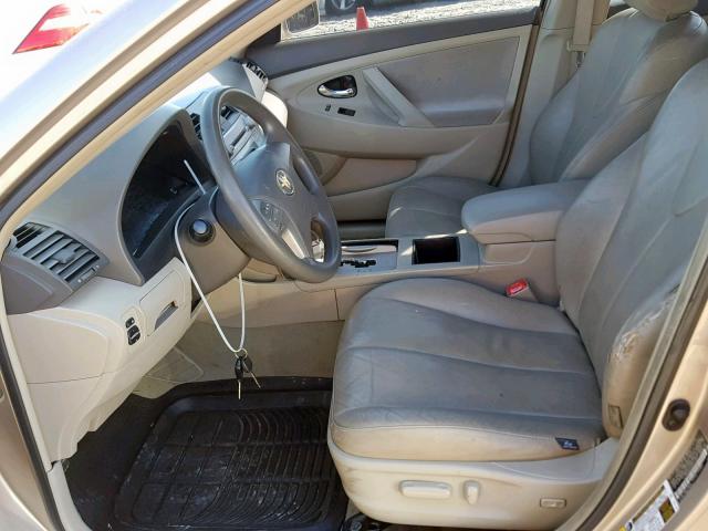 4T1BE46KX9U831159 - 2009 TOYOTA CAMRY BASE ოქროსფერი ფოტო 5