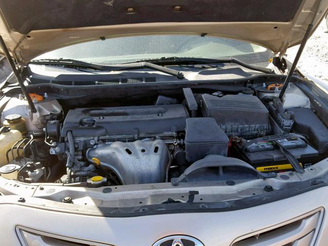 4T1BE46KX9U831159 - 2009 TOYOTA CAMRY BASE ოქროსფერი ფოტო 7