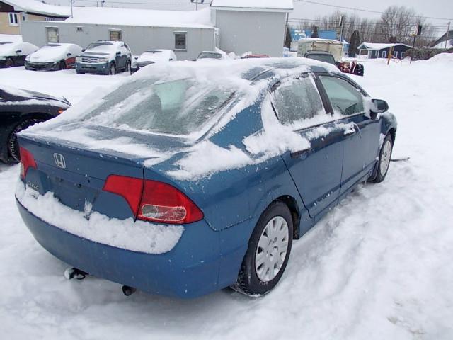 2HGFA15288H024143 - 2008 HONDA CIVIC DX BLUE photo 4