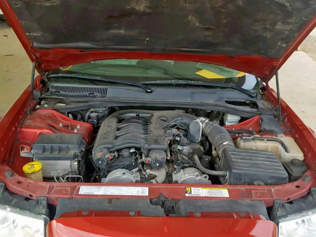 2C3KA53G37H833328 - 2007 CHRYSLER 300 TOURIN RED photo 7