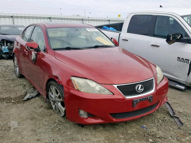 JTHBK262472028291 - 2007 LEXUS IS 250 RED photo 1