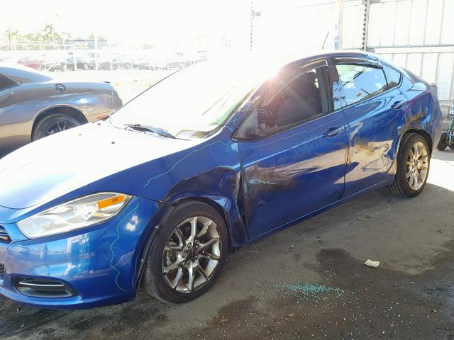 1C3CDFBA2DD155288 - 2013 DODGE DART SXT BLUE photo 9