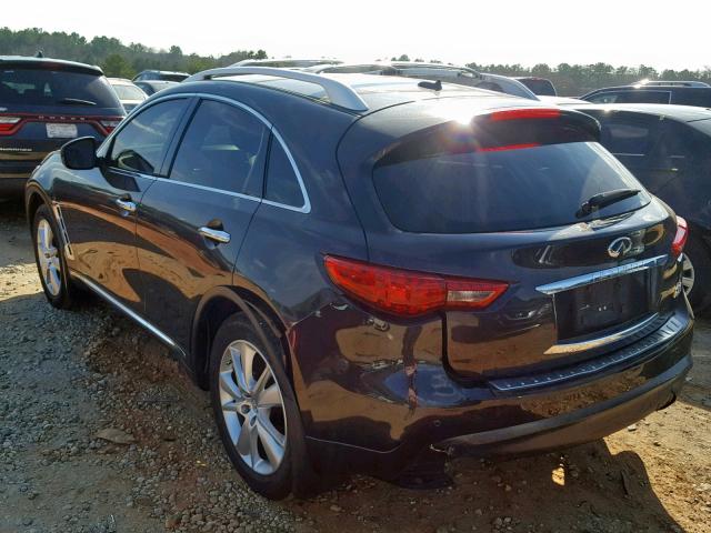 JN8AS1MW7CM153978 - 2012 INFINITI FX35 BROWN photo 3