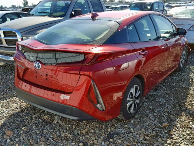 JTDKARFP4H3060470 - 2017 TOYOTA PRIUS PRIM წითელი ფოტო 2