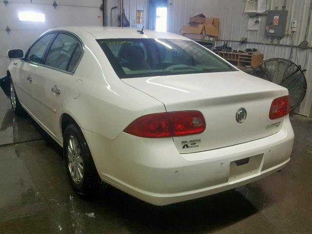 1G4HP57278U176403 - 2008 BUICK LUCERNE CX WHITE photo 3