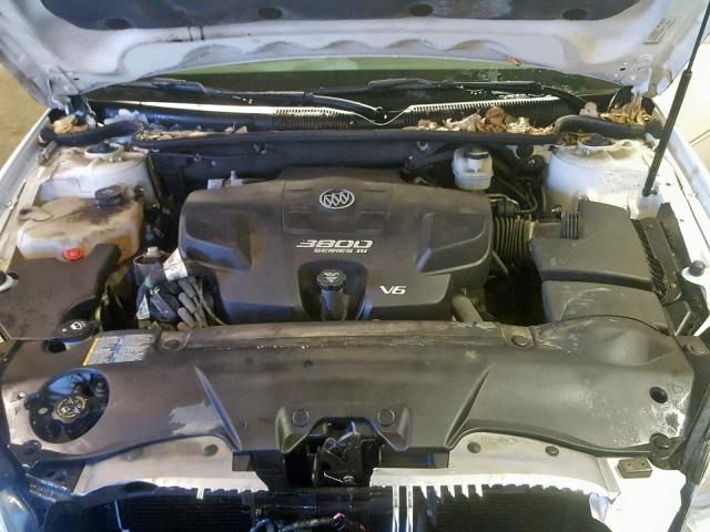 1G4HP57278U176403 - 2008 BUICK LUCERNE CX WHITE photo 7