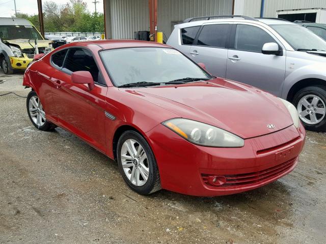 KMHHM66D47U245550 - 2007 HYUNDAI TIBURON GS BURGUNDY photo 1