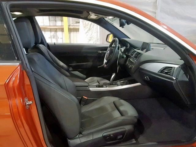 WBA1F5C50EV246335 - 2014 BMW 228 I ORANGE photo 5